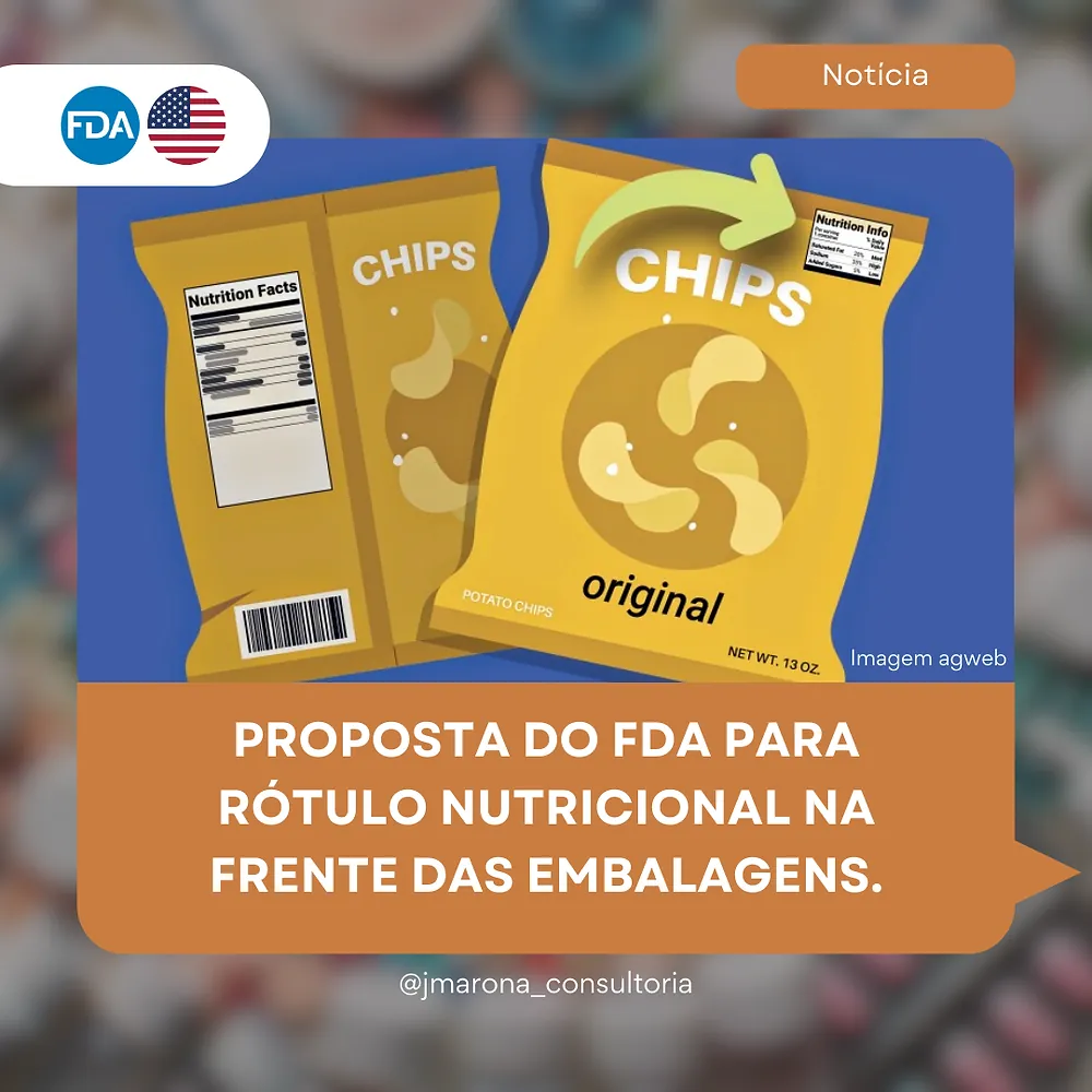 Proposta do FDA para Rótulo Nutricional na Frente das Embalagens